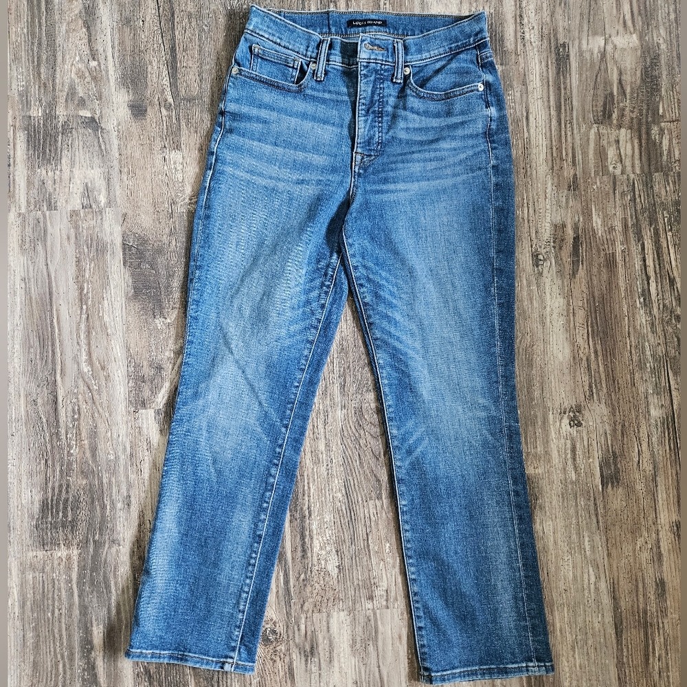 Lucky Brand High Rise Straight Zoe Denim Jeans, Size 8 or 29
